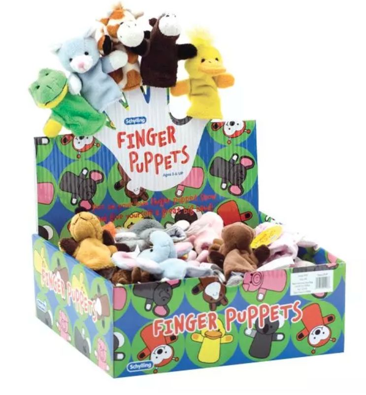 Plush Animal Finger Puppet
