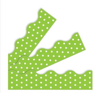 Polka Dots Lime Terrific Trimmers