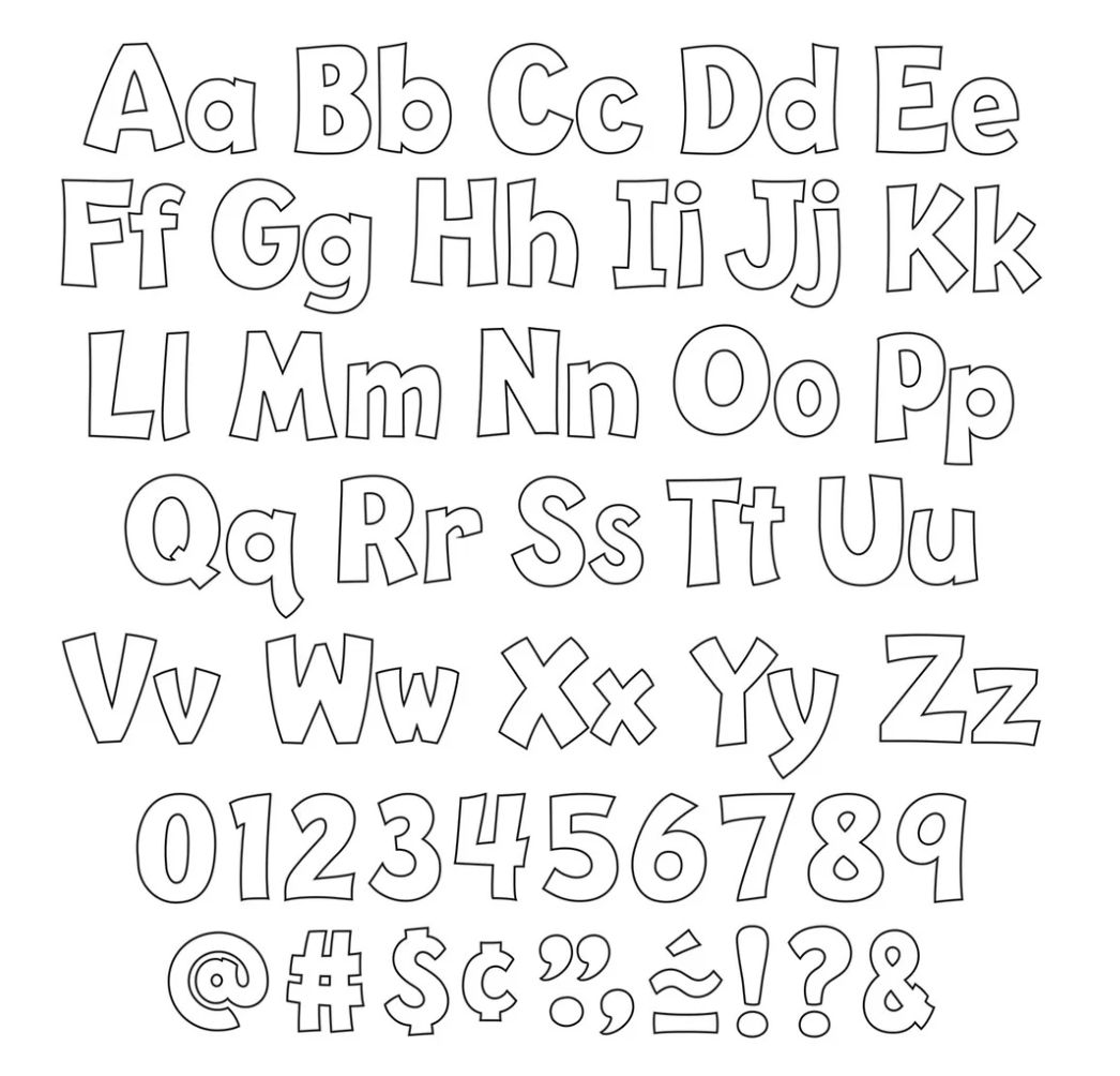 White 4-Inch Playful Uppercase/Lowercase Combo Pack (English/Spanish) Ready Letters¬Æ