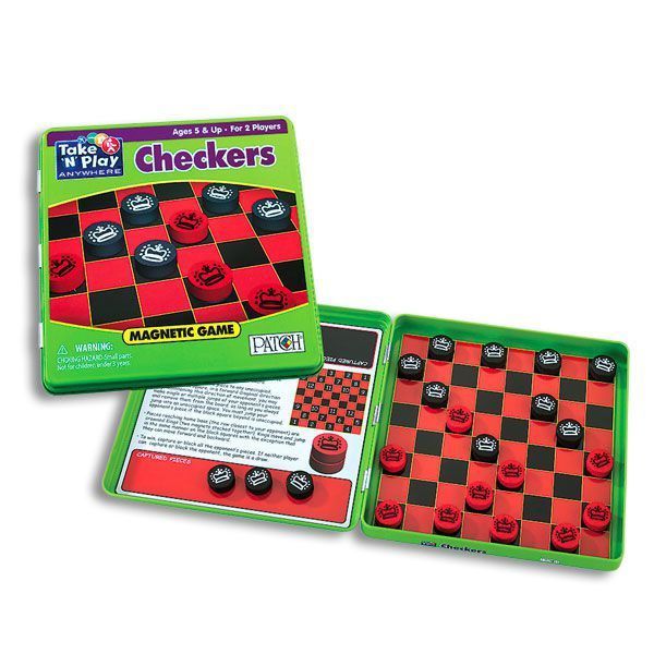 Checkers Magnetic Game