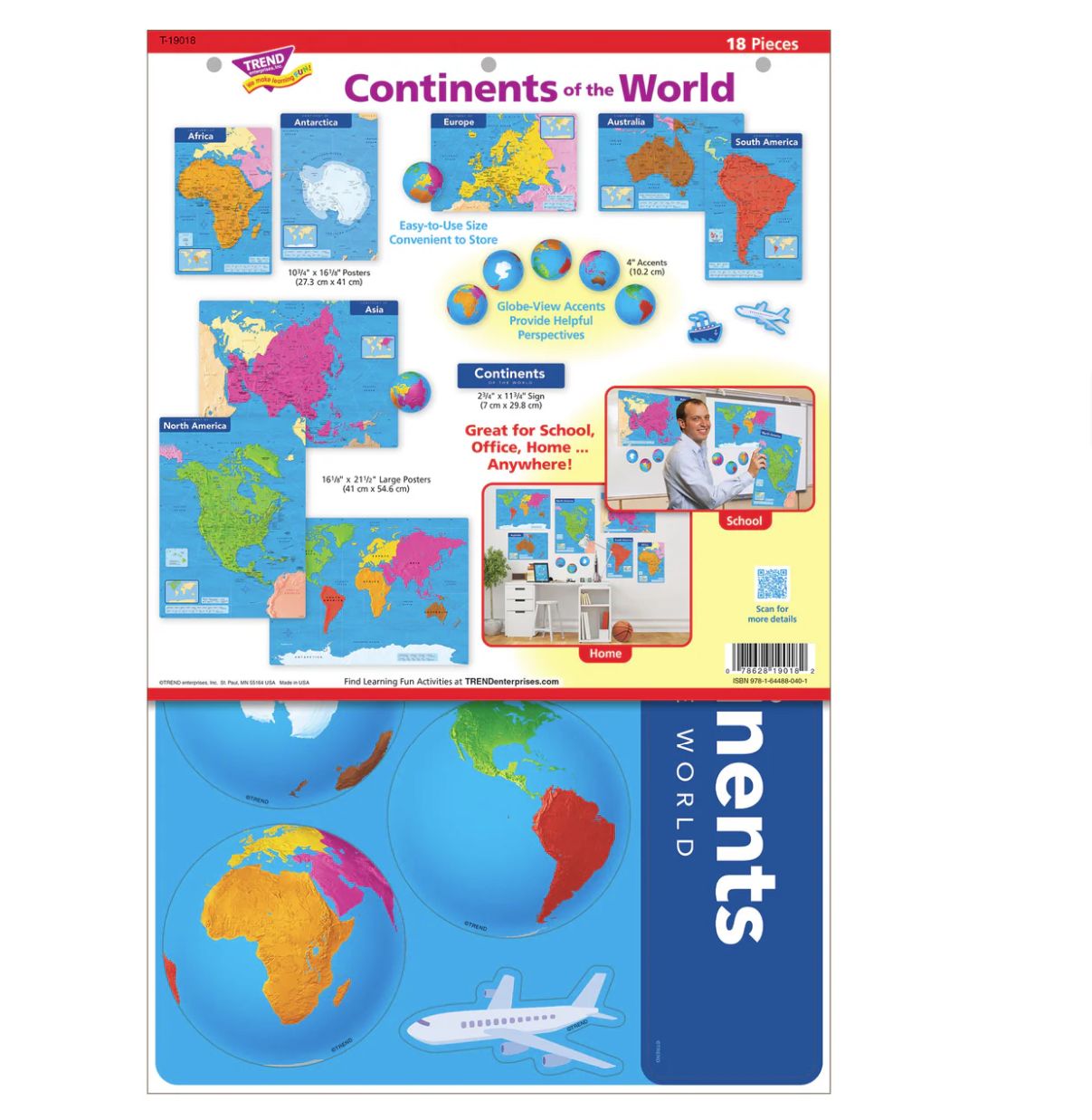 Continents of the World Learning Set