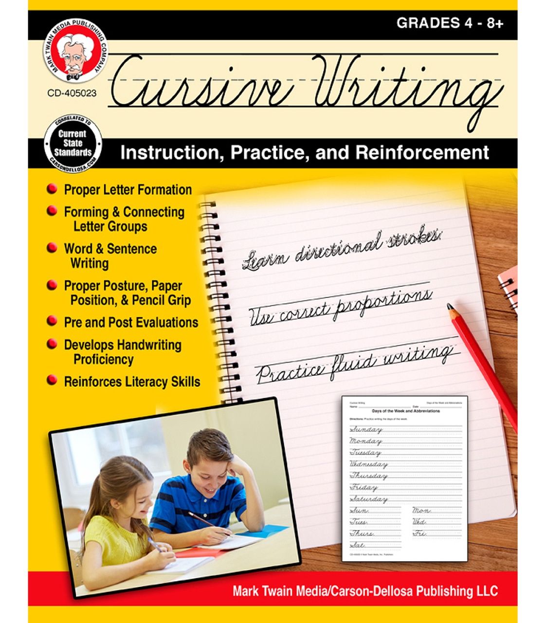 Cursive Writing: Instruction, Practice &amp;amp; Reinforcement Workbook