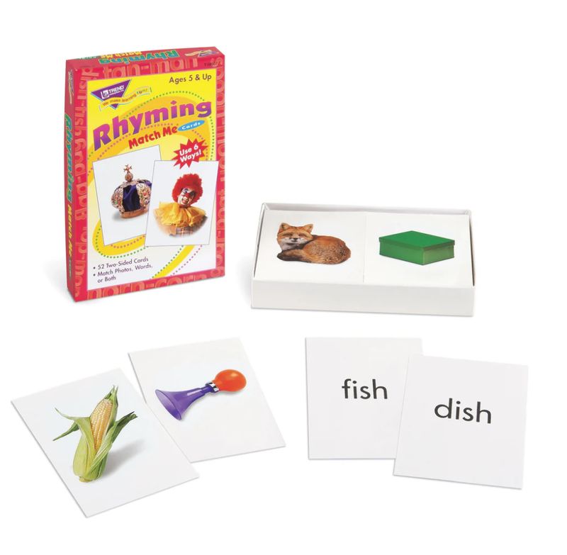 Rhyming Words Match Me¬Æ Cards