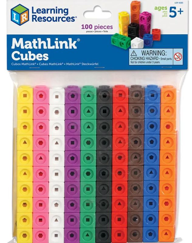 Mathlink Cubes (set of 100)