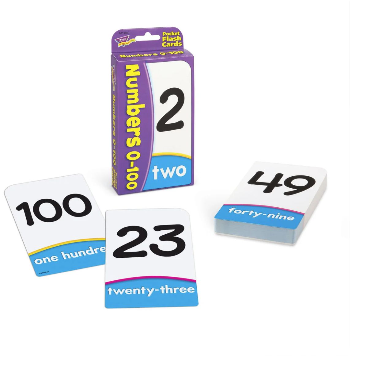 Numbers 0-100 Pocket Flash Cards