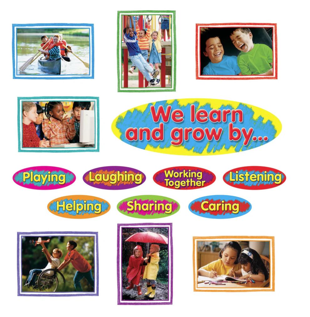 Learn &amp; Grow: Character Development Bulletin Board Set