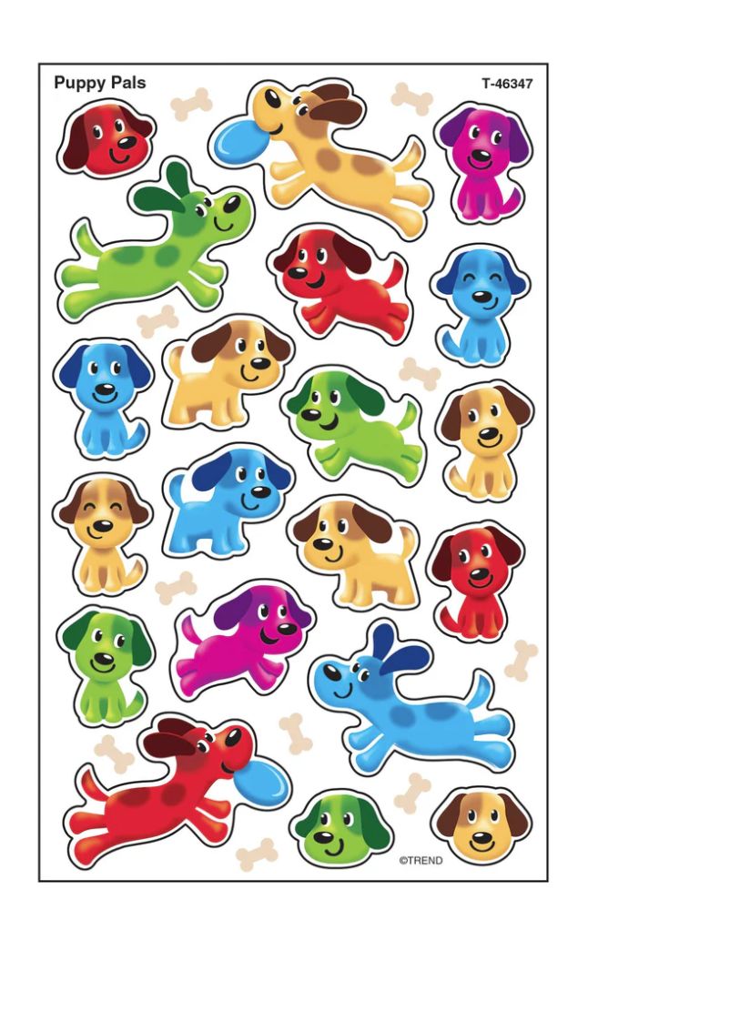 Puppy Pals superShapes Stickers Large