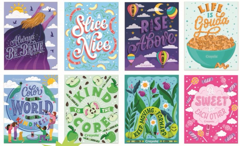 Crayola Colors of Kindness Mini Poster Pack