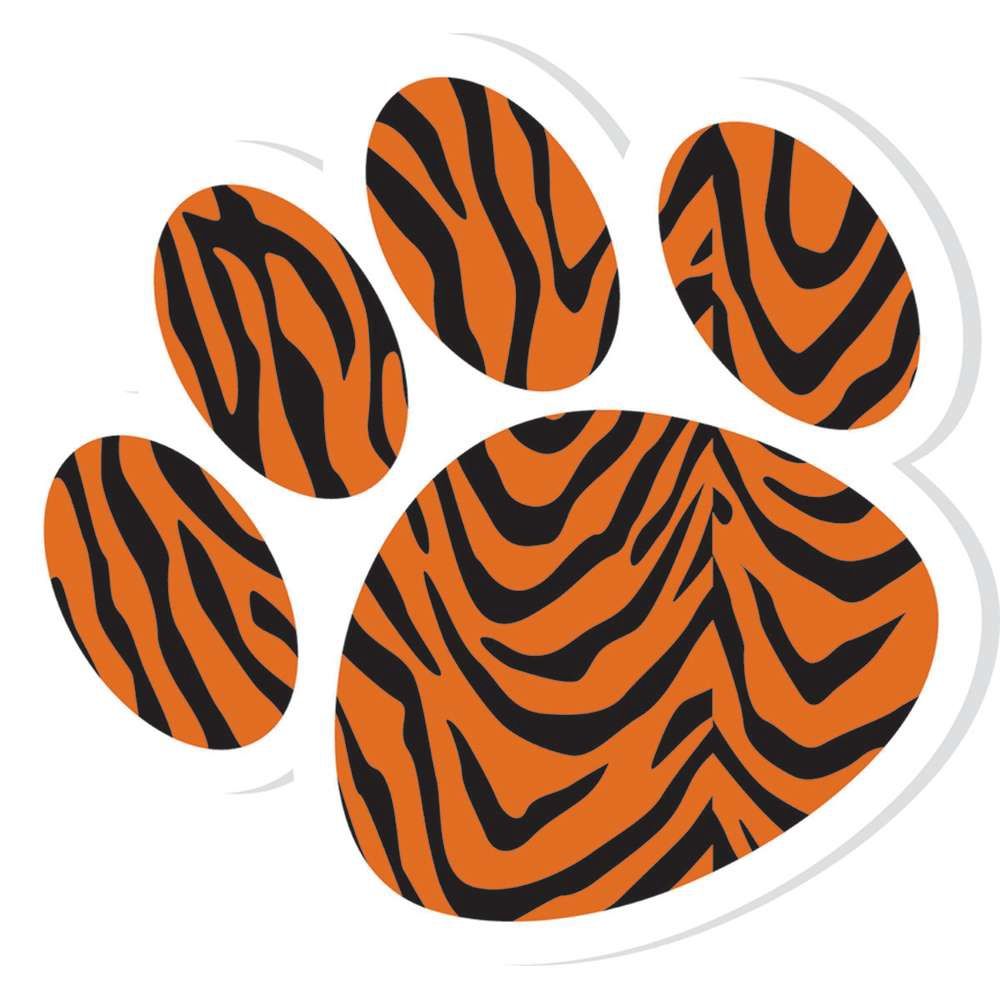 Magnetic Whiteboard Eraser, Tiger Paw