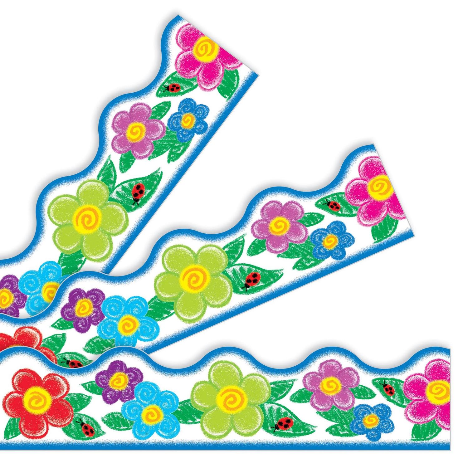 Crayon Flowers Terrific Trimmers