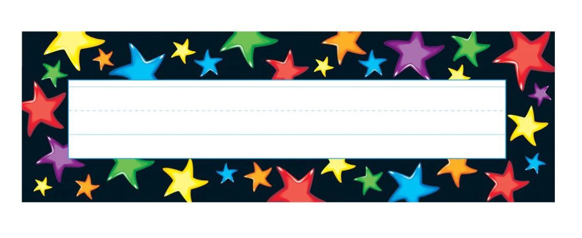 Gel Stars Name Plates