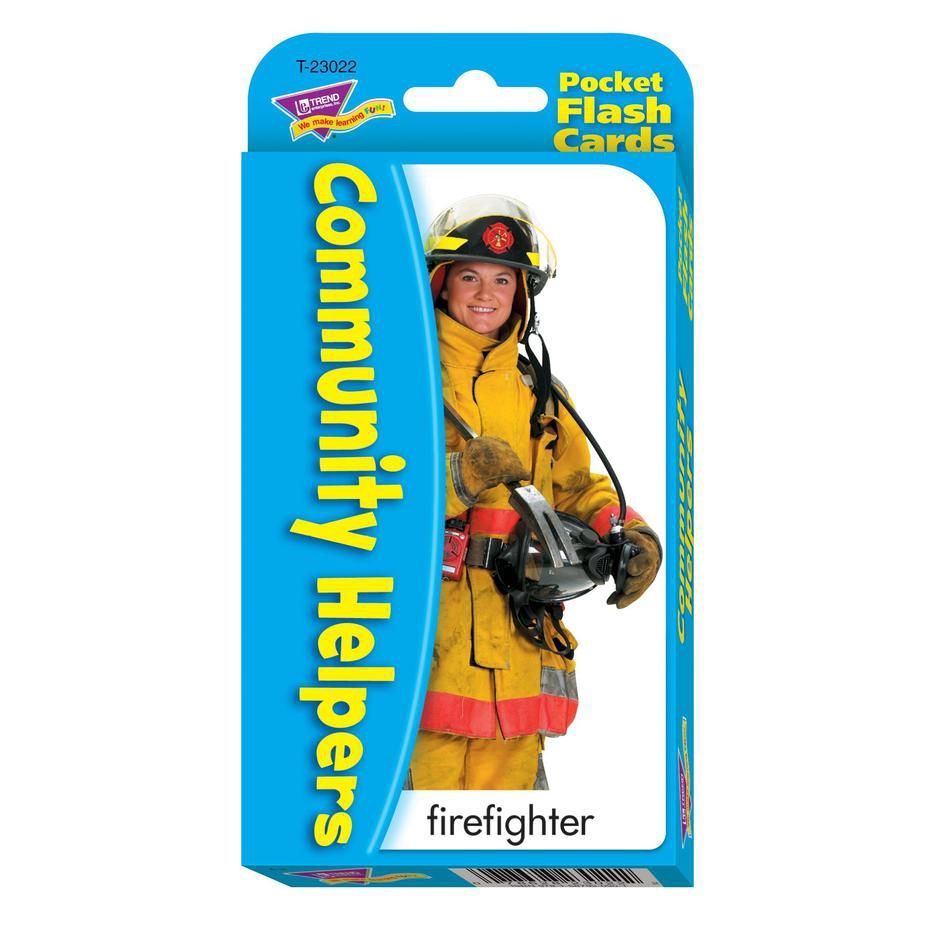 Community Helpers Pocket Flash Cards
