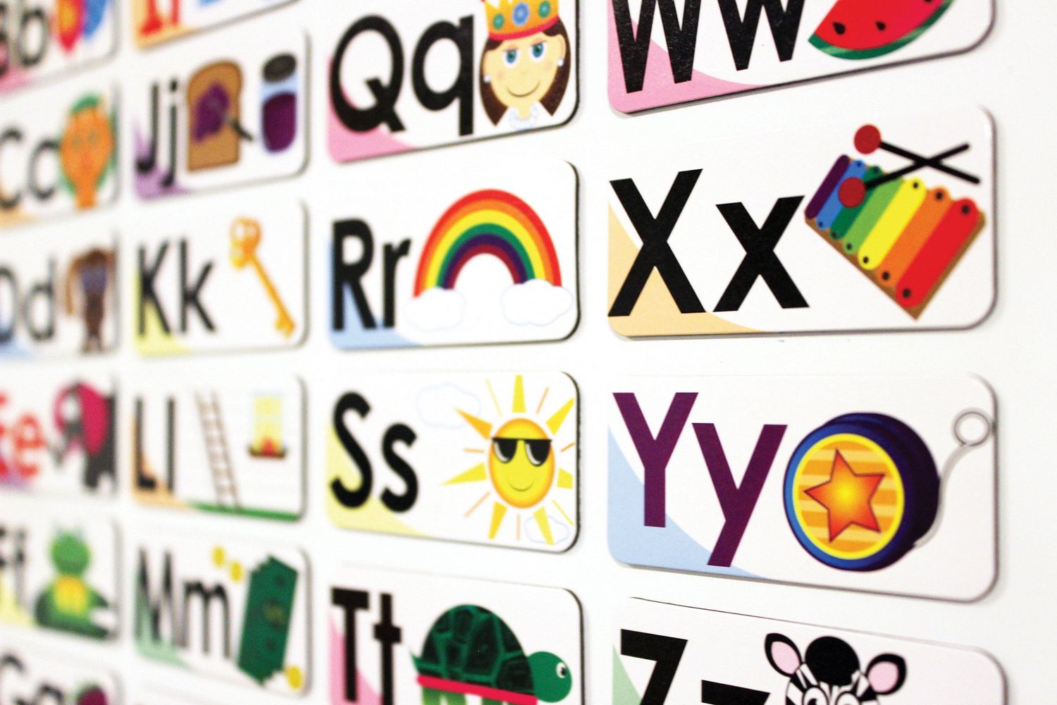 Magnetic ABC Picture Words