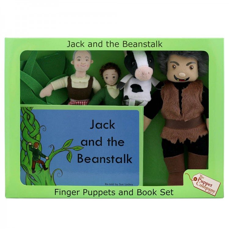 Jack &amp; the Beanstalk Finger Puppets &amp; Book Set