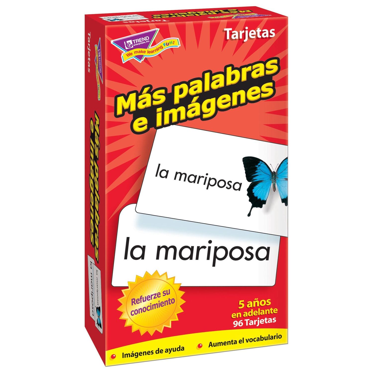 53007 (SP) Mas Palabras e Imagenes Skill Drill Flash Cards