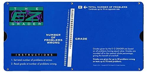 Royal Blue Large Print EZ Grader
