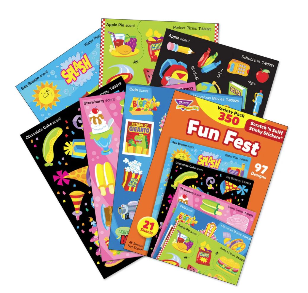 Fun Fest Scratch &#39;n Sniff Stinky Stickers¬Æ Variety Pack