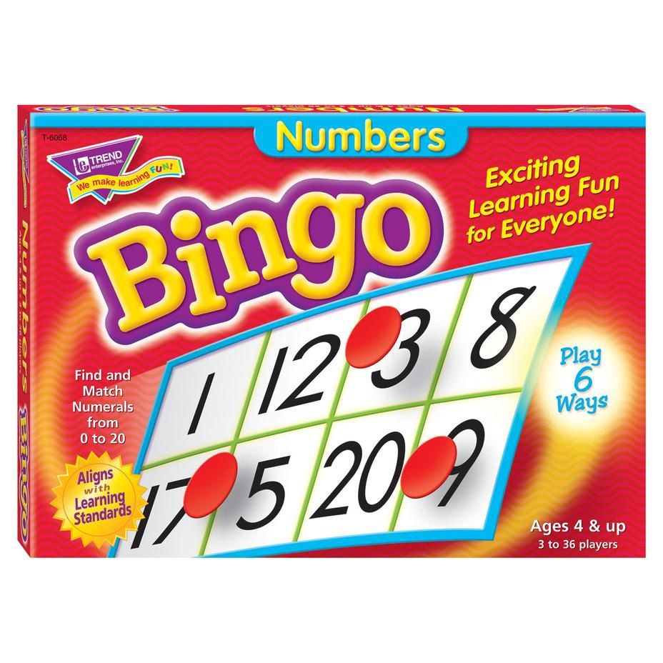 6068 Numbers Bingo Game