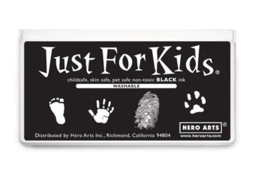 Jumbo Just For Kids Black Ink Pad