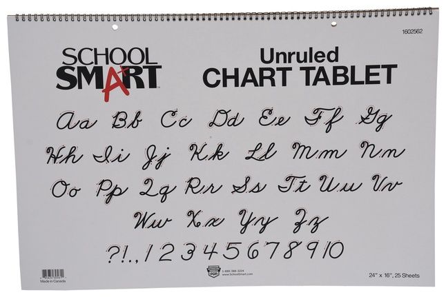 Unruled Chart Tablet 24x16 (25 sheets)
