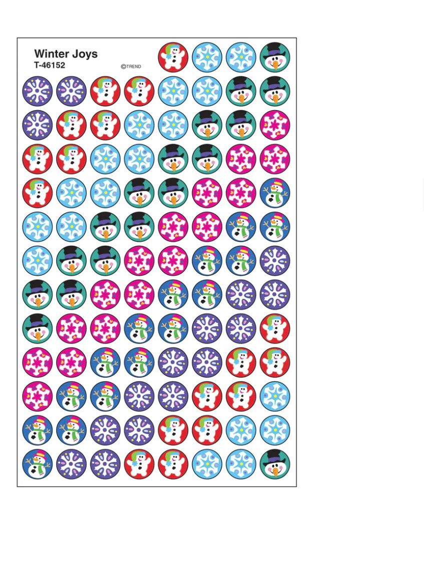 Winter Joys superSpots¬Æ Stickers