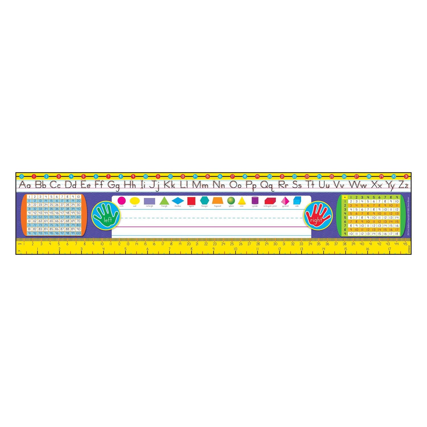 69402 Grades 2-3 Zaner-Bloser Desk Toppers¬Æ Reference Name Plates