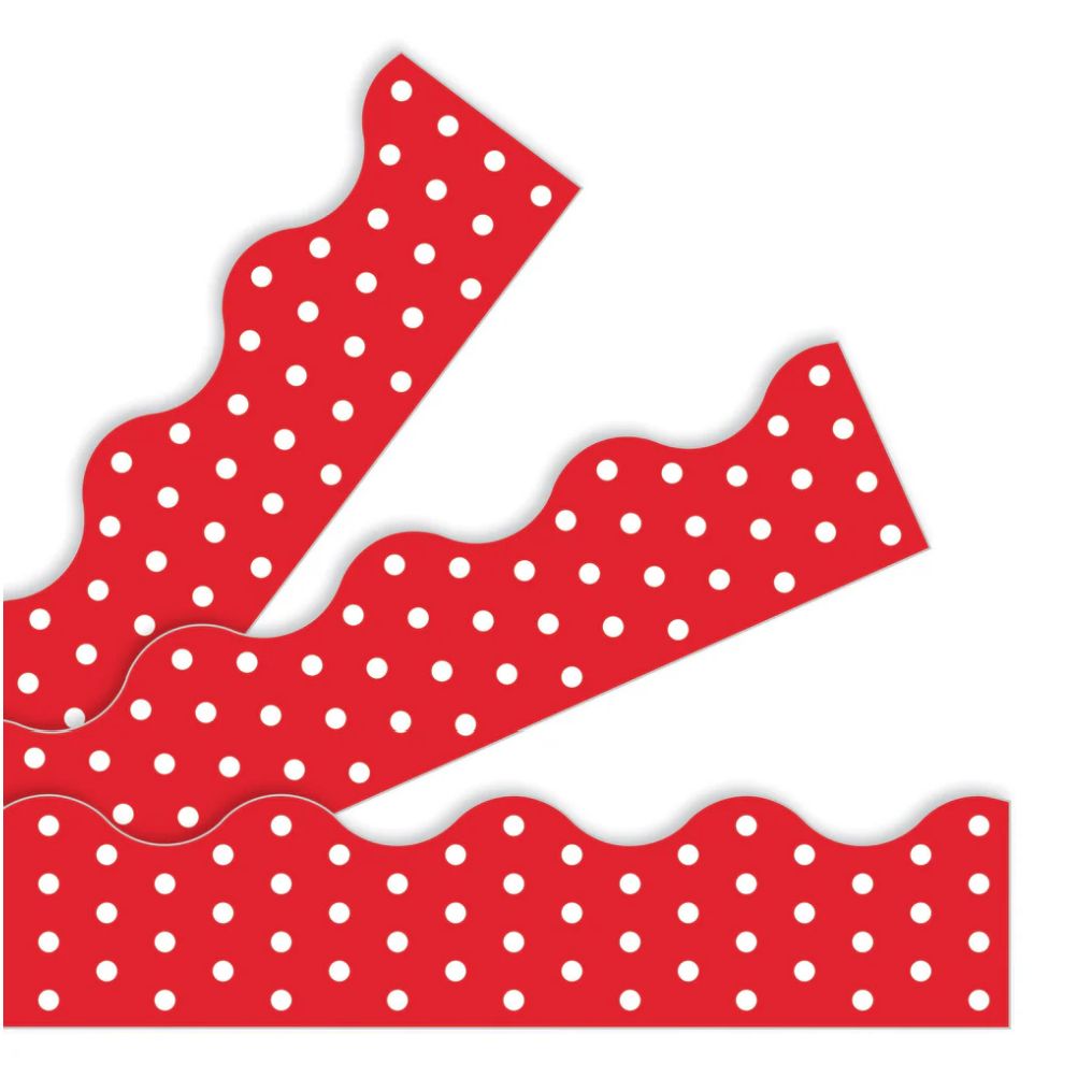 Polka Dots Red Terrific Trimmer