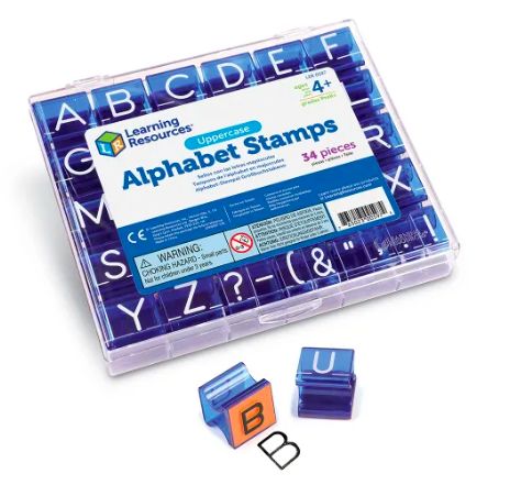 Uppercase Alphabet Stamp Set