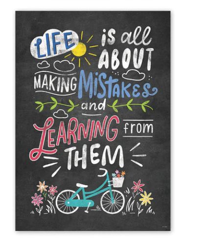 Life is About Making Mistakes Poster
