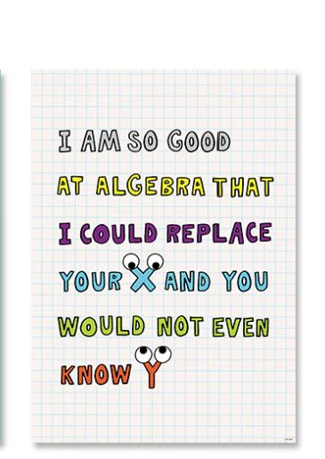 I&#39;m so good at algebra Inspire U Poster