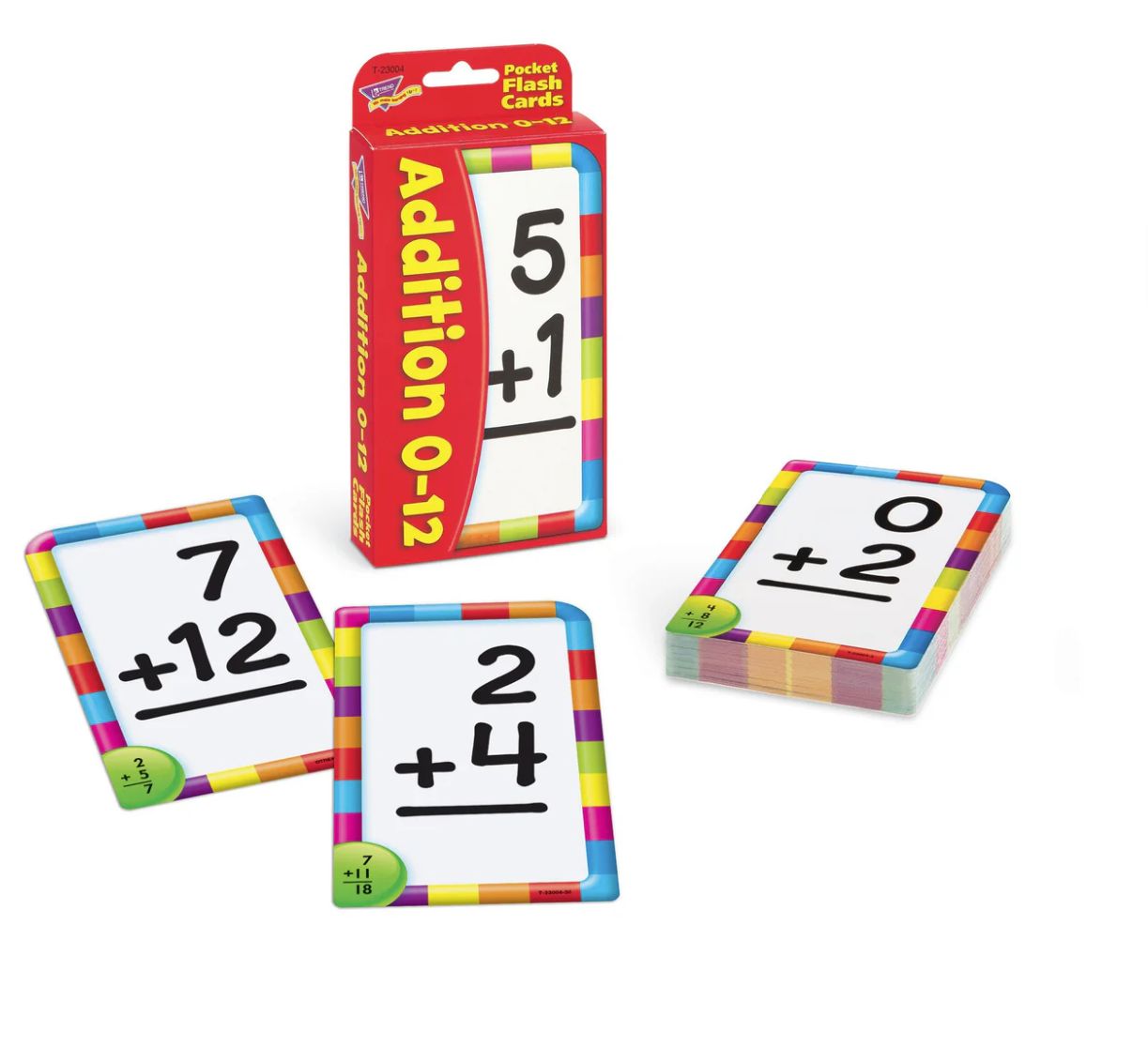 Addition 0-12 Pocket Flash Cards