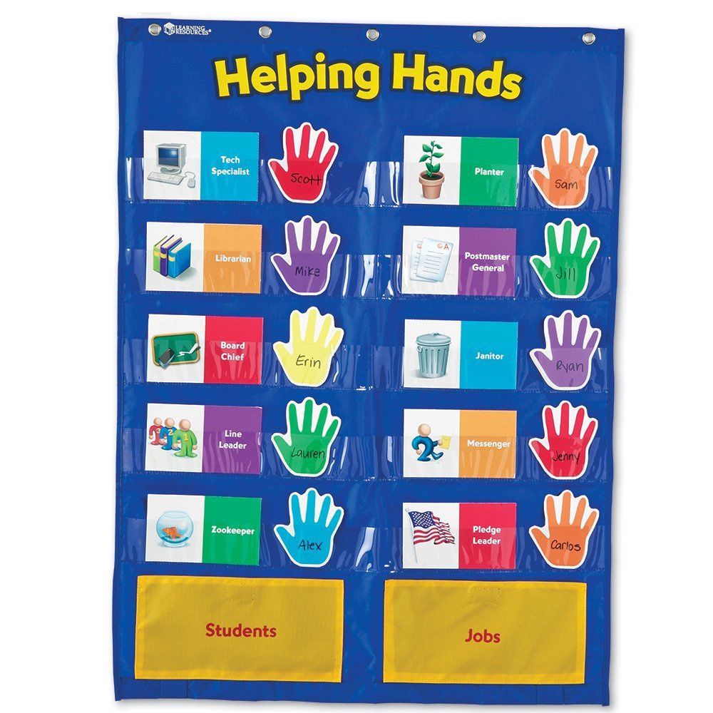 Helping Hands Pocket Chart