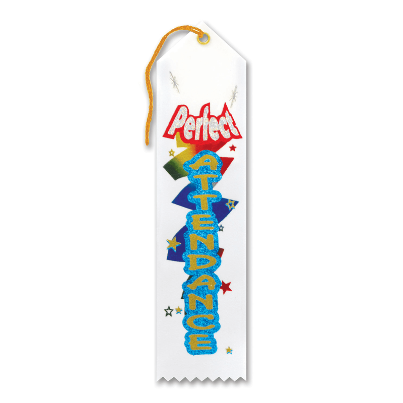 Perfect Attendance Award Ribbon
