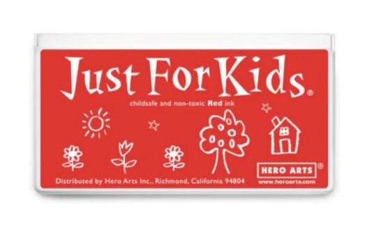 Jumbo Just For Kids Red Ink Pad