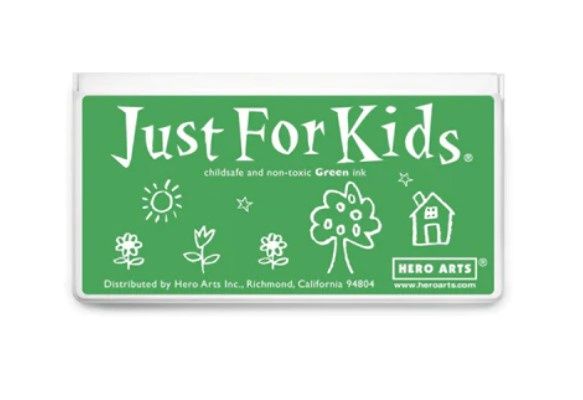Jumbo Just For Kids Green Ink Pad