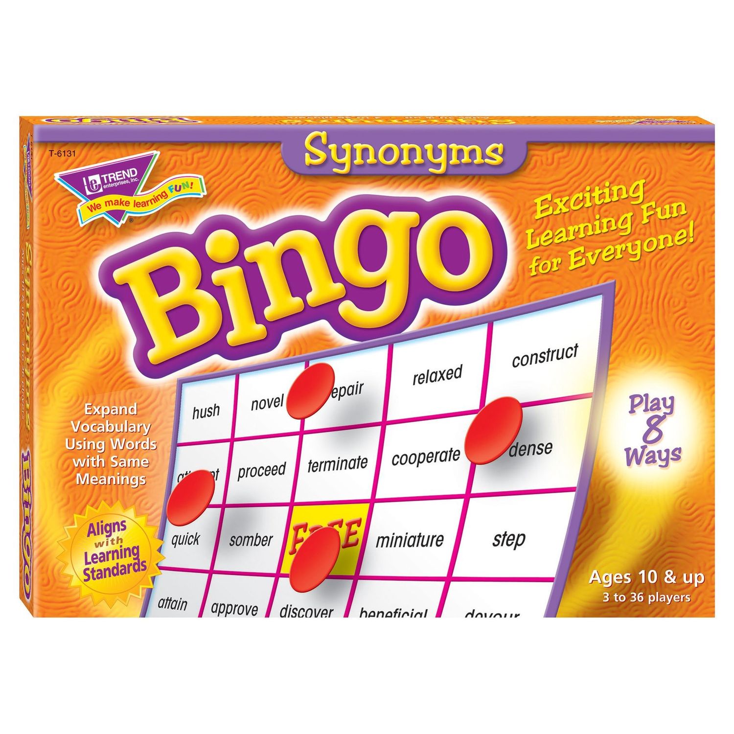 6131 Synonyms Bingo Game