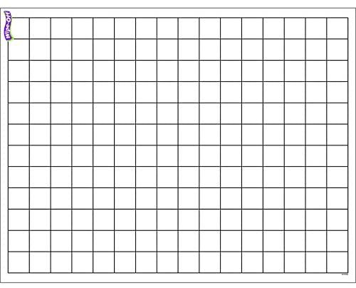 Graphing Grid (Small Squares) Wipe-Off Chart