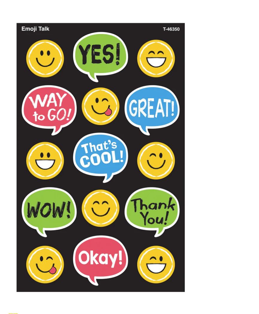 Emoji Talk superShapes Stickers ‚Äì Large