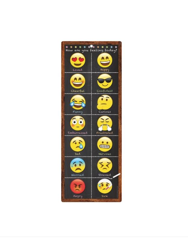 Emoji Feelings Poly Clip Chart