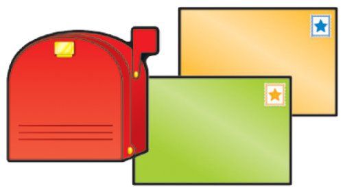 Mailboxes &amp; Letters Cut Out Accents
