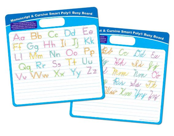 Manuscript and Cursive Smart Poly Busy Board