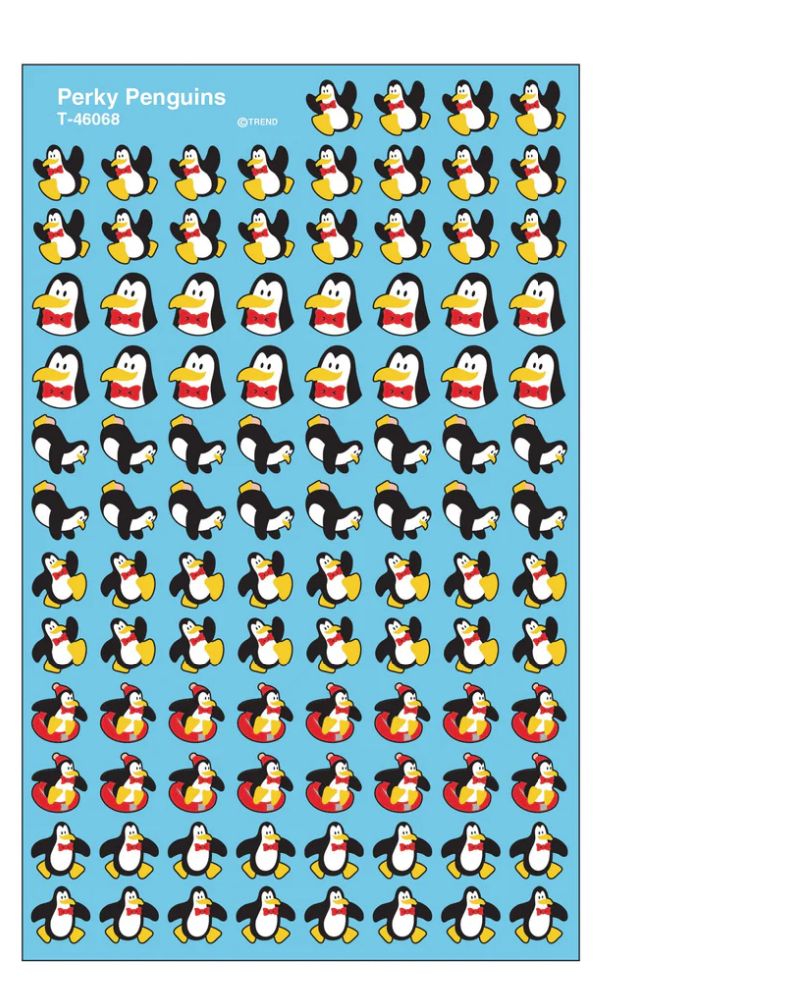 Perky Penguins superShapes Stickers