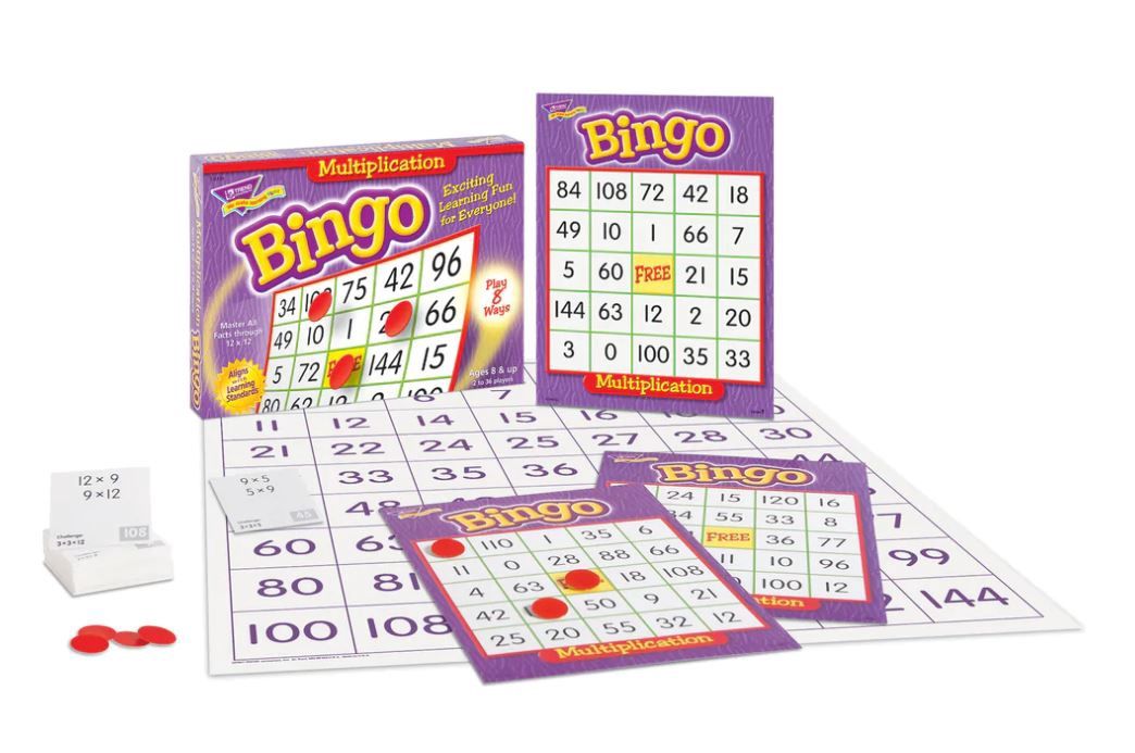 Multiplication Bingo Game