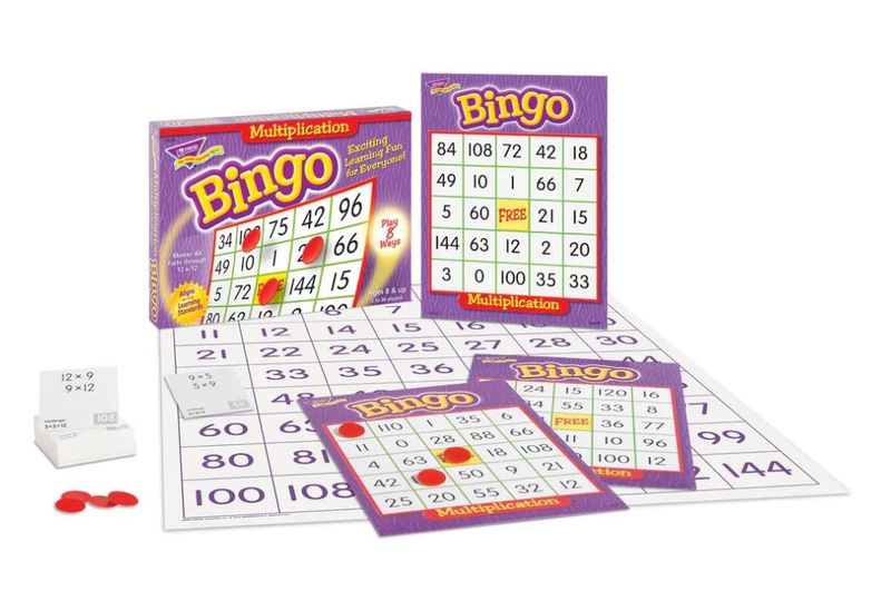 Multiplication Bingo Game