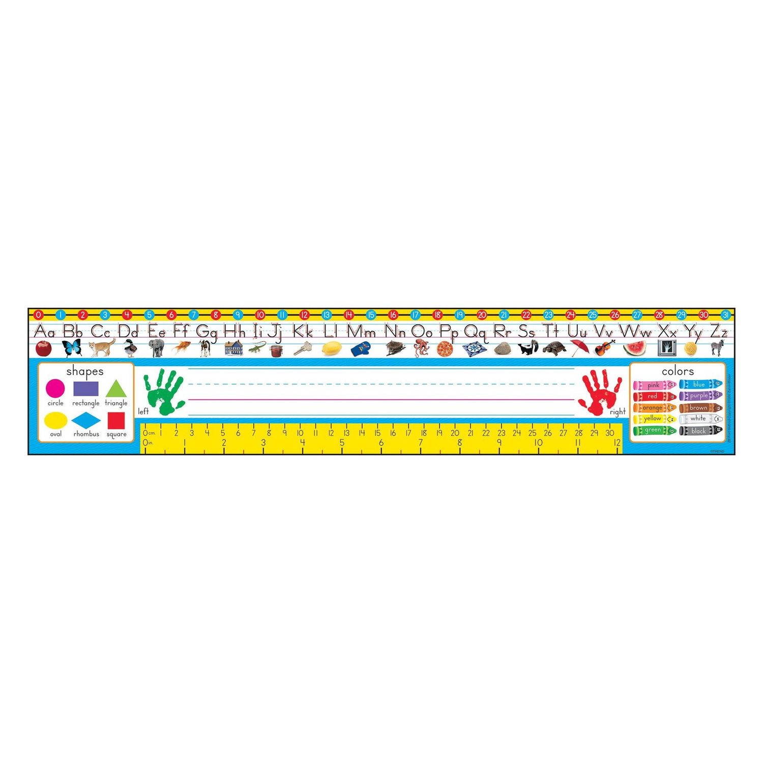 PreK-1 Zaner-Bloser Desk Toppers¬Æ Reference Name Plates