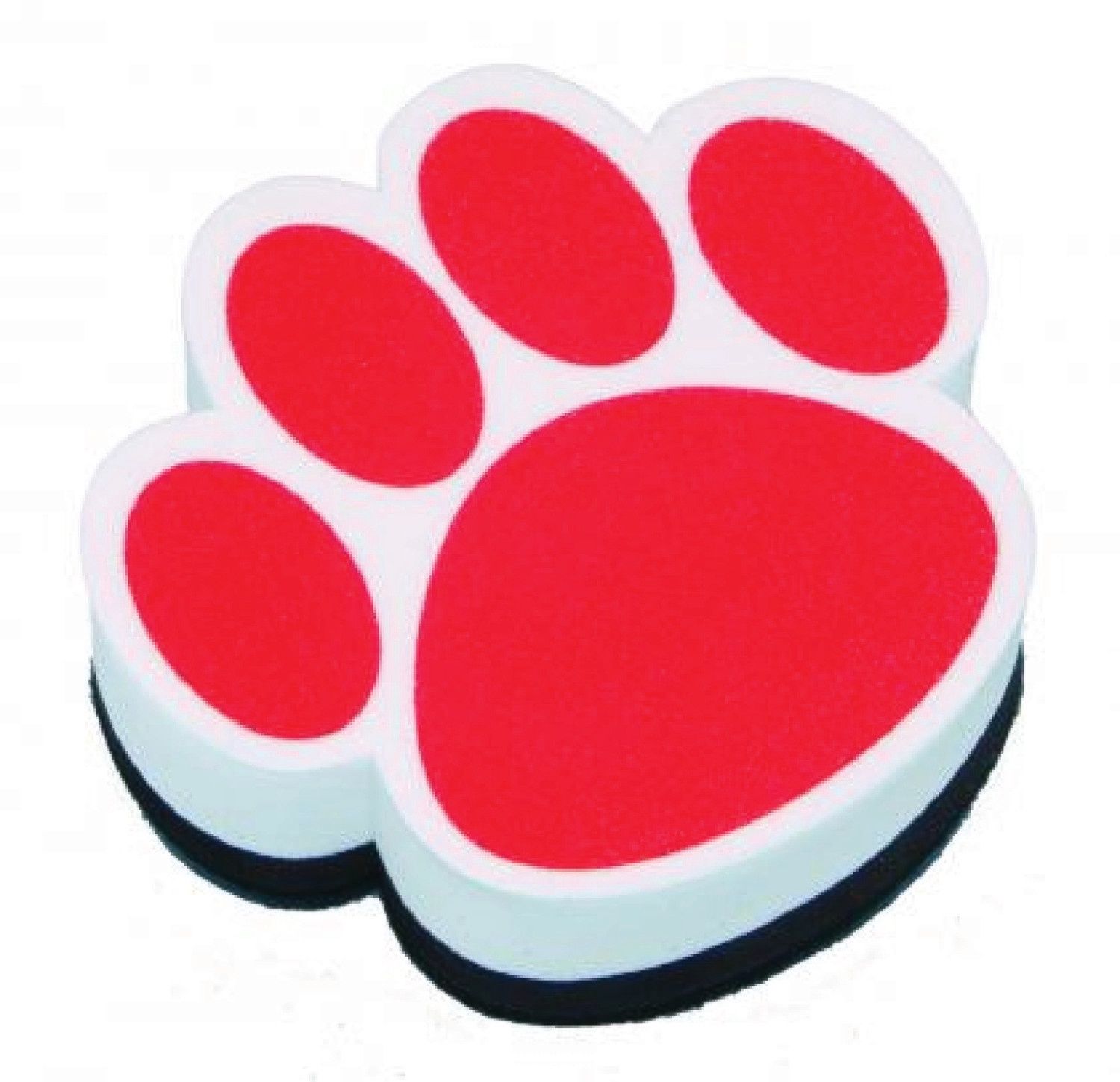 Red Paw Magnetic Eraser