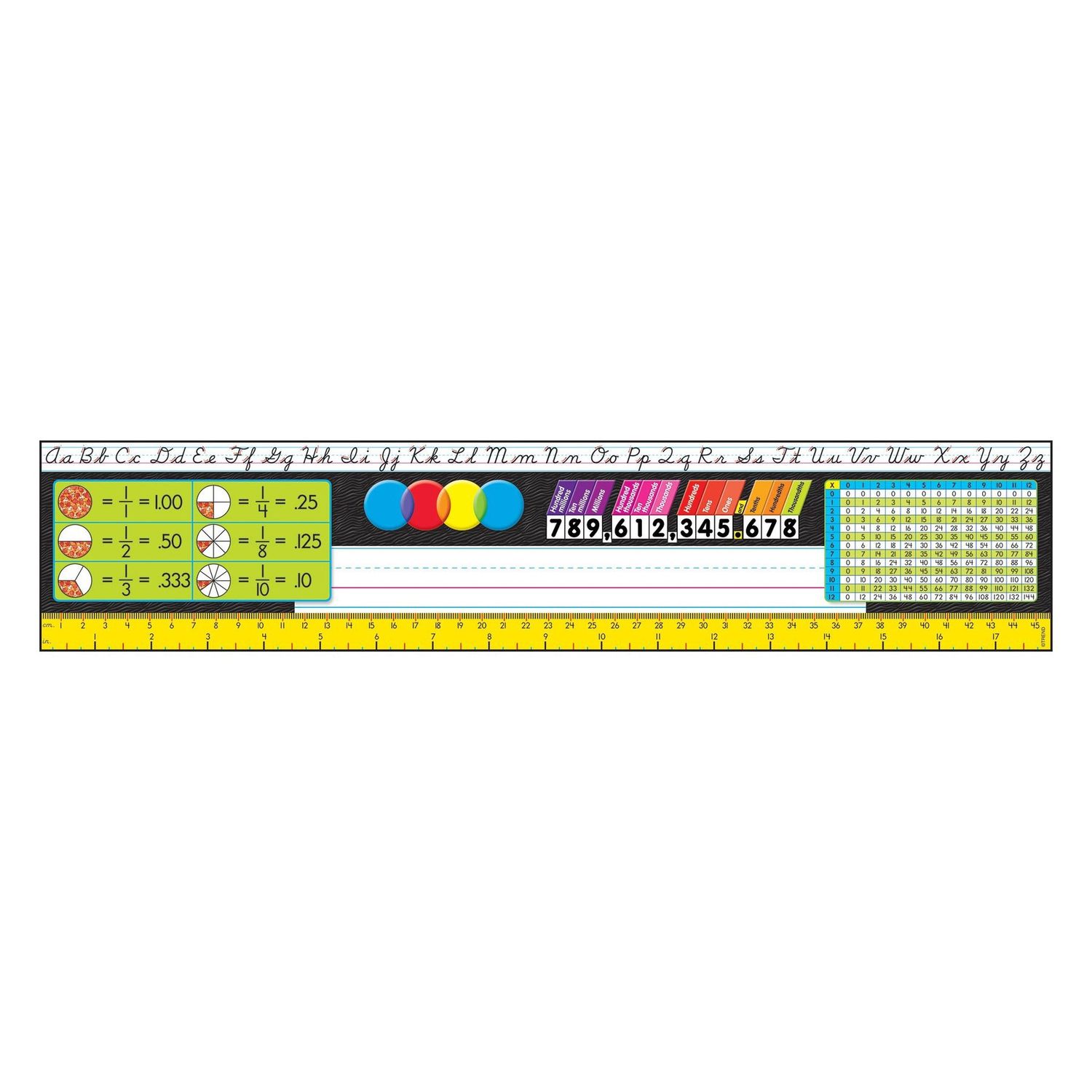 69406 Grades 3-5 Modern Desk Toppers¬Æ Reference Name Plates