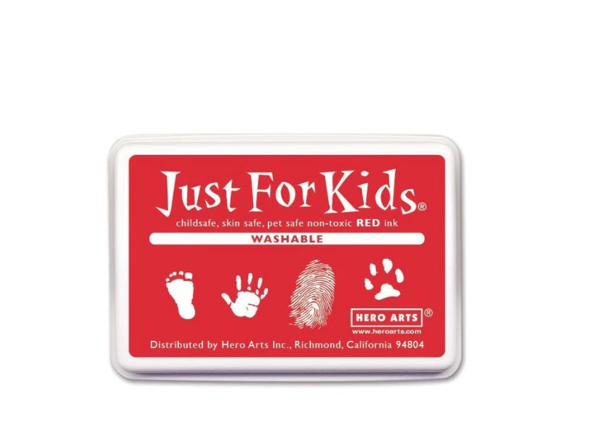 Just for Kids Washable Red Ink Pad
