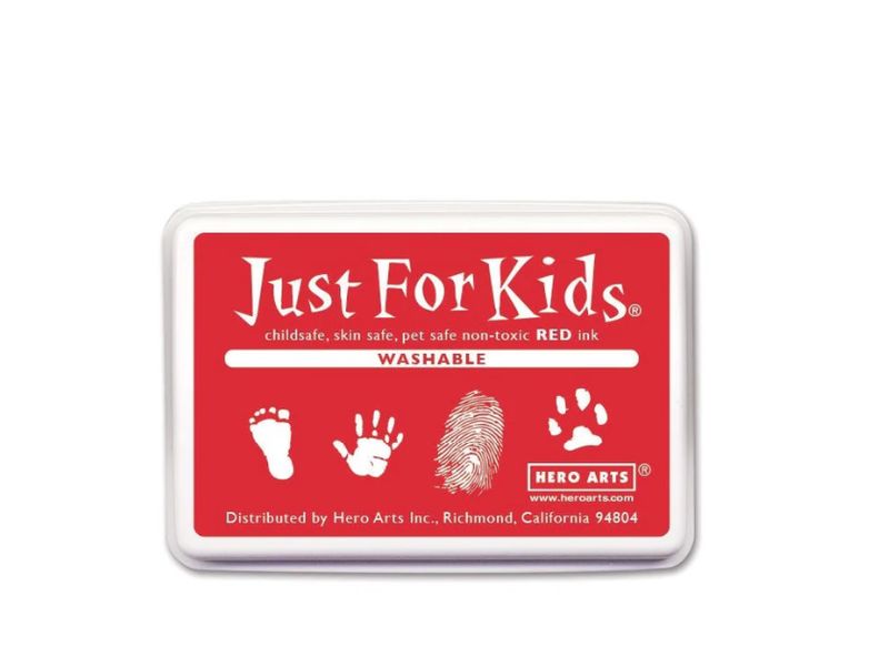 Just for Kids Washable Red Ink Pad