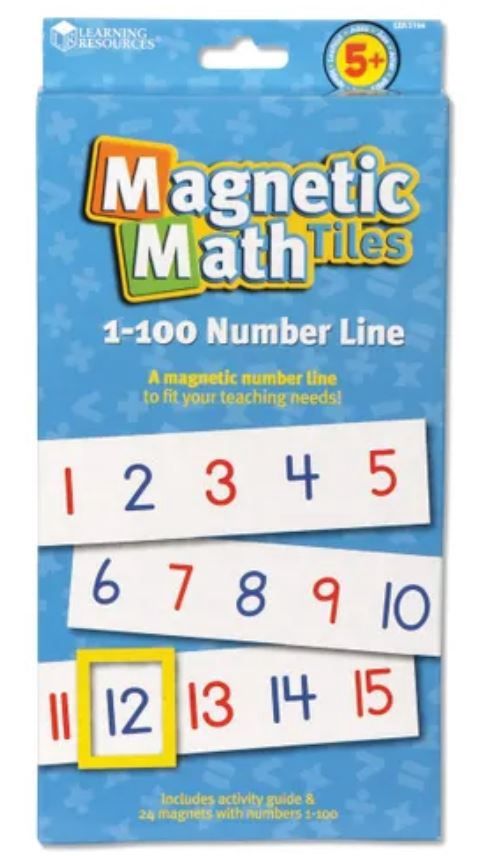 1-100 Magnetic Number Line